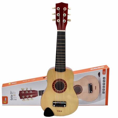  Drewniana Gitara dla dzieci Naturalna Viga Toys