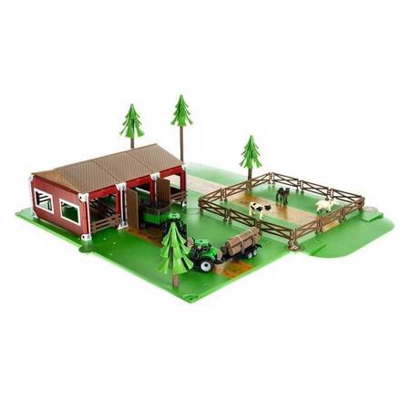  Zestaw Farma ze Zwierzętami Figurki + 2 Traktorki 102 el. WOOPIE