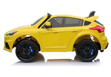  Żółty Ford Focus RS Auto na akumulator