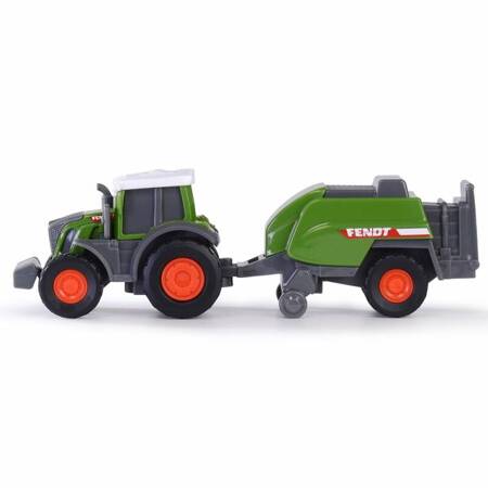 DICKIE Farm Traktor Fendt Maszyna do Belowania Prasa 18cm
