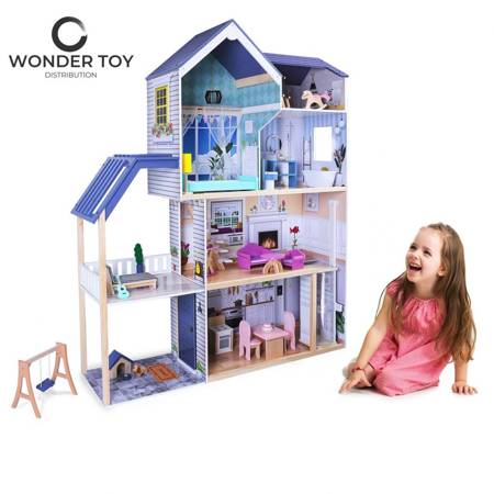 Drewniany Domek dla lalek Cristina