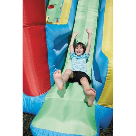Little Tikes  Dmuchany Plac Zabaw Giant Slide ze Wspinaczką i Zjeżdżalnią
