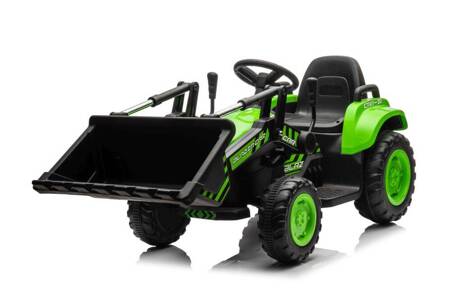 Traktor Na Akumulator Z łyżką  BW-X002A Zielony