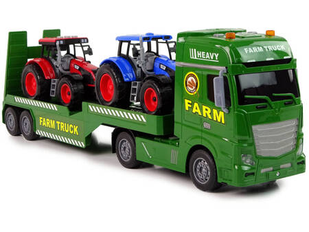 Zestaw Farma Zielona Laweta Traktor Dźwięk Światła